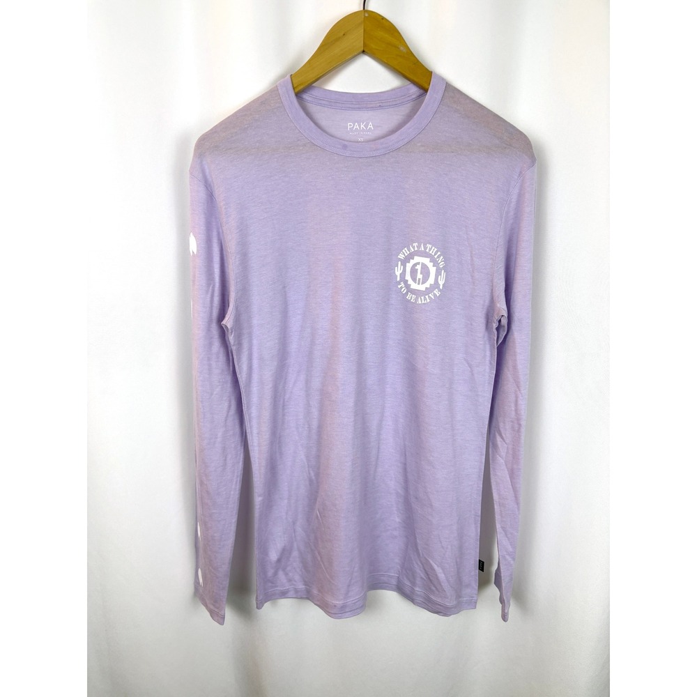 Paka What A Thing To Be Alive Gorpcore Alpaca Blend Long Sleeve Tee XS